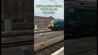 Rail Operations Group 93001 departs Doncaster. #rog #class93 #hybrid #stadler #rail #uk
