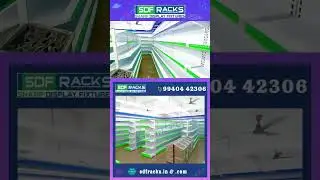 Departmental store rack #madurai #chennaisupermarketracks #coimbatore #racks #supermarket #grocery