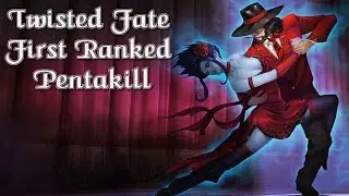 LoL Best Moments #5 Twisted Fate finally gets a penta in a ranked game! (League of Legends)