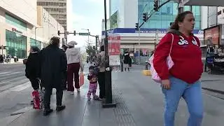 CAMINANDO POR AV JUAREZ HASTA CALLE HIDALGO , CENTRO DE MONTERREY.
