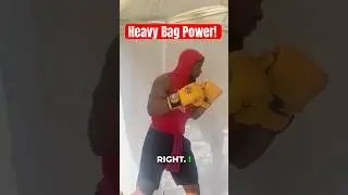 Heavy bag training that builds real power #boxing #workout #technique
