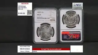 1880 Morgan Dollar - San Francisco - NGC 65