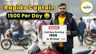 Rapido Captain 12 Hour Earning 😍| Rapido Captain Full Day Earning | 