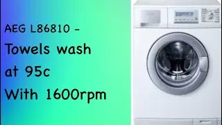AEG Lavamat L86810 - Towels wash at 95c