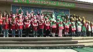Leal Elementary School Christmas Program 2009 Kindergarten!