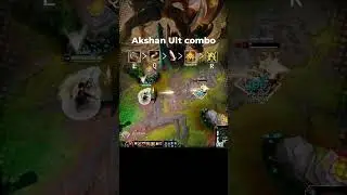 Akshan combos #shorts