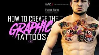 CHINA PIECE | CHEST TATTOO |  UFC 3 TATTOO TUTORIAL