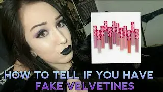 Differences Between REAL and FAKE Limecrime Velvetines