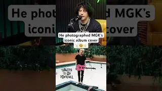Nathan James took THIS iconic picture of MGK&rsquo;s album cover!😱📸 #shorts #mgk #nathanjames #nickmajor