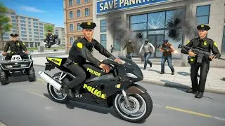 Police Car Chase Simulator 3D Game - Save Bank From Robbery | Police Mission - Android GamePlay
