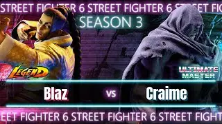 SEASON 3 🏆SF6 Blaz (Jamie) vs Craime (M.Bison)🏆