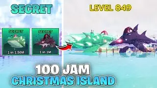 100 Jam Mancing di CHRISTMAS ISLAND Untuk Mendapatkan KRAMPUS SHARK & EMERALD WINTER WHALE!