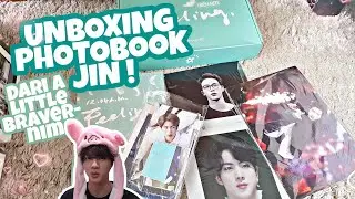 UNBOXING AND REVIEW JIN PHOTOBOOK FEELING 12:04 AM BY A LITTLE BRAVER ! [ INDONESIA ]