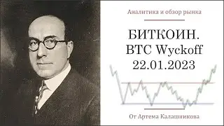 БИТКОИН. BTC, Wyckoff - 22.01.2023