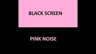 30 Minute Pink Noise 🧠 Black Screen for Deep Focus, ADHD & Concentration