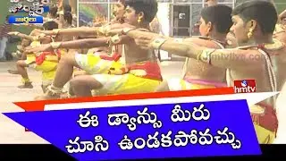 Telangana Classical Warrior Dance | Perini Shiva Thandavam | Jordar News | HMTV