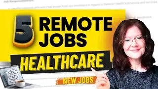 5 Remote Healthcare Jobs Currently Available (Mid/Upper ENTRY LEVEL)