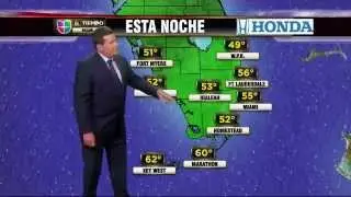 Cat Interrupts Weather Forecast