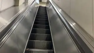 【三菱】1X エスカレーター　須坂駅 1X escalator Suzaka station Nagano Railway line Nagano Japan
