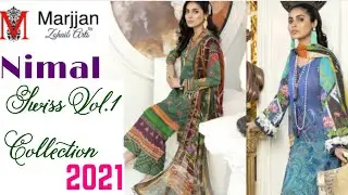 Marjjan by Zohaib Arts//Nimal Swiss Vol.1 Collection 2021 #MarjjanNewarrivals