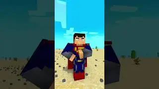 Who is the strongest 8? Saitama(Onepunchman) vs Superman - Minecraft Shorts #fyp #trending