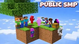PLAYING WITH SUBSCRIBERS MINECRAFT LIVE - SURVIVAL PUBLIC SMP DAY 1 (24/7) #minecraftlive
