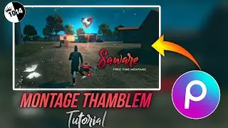 1014 Gaming Free Fire Montage Thumbnail Tutorial | Thamblem Tutorial Video | Thamblem Tutorial Video