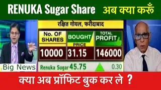 RENUKA SUGAR Share Latest News Today | RENUKA SUGAR Share News Today