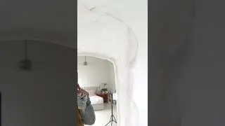 Plaster Wavy Mirror