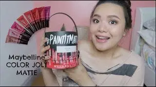 Maybelline COLOR JOLT MATTE | SWATCHES & REVIEW