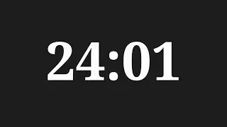 24 Minutes 1 Seconds Countdown Timer