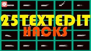 25 Text Edit Hacks with Kinemaster