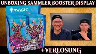 MTG Commander Legends Battle for Baldur's Gate Sammler Booster Display Unboxing Magic the Gathering