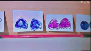 Small Stud Earrings Design | Resin ArtHow to Make Resin Stud Earrings | Simple & Aesthetic  #resin