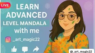 Step-by-Step Republic Day Mandala Art Tutorial 🇮🇳Creating a Tricolor Mandala LIVE | Republic Day Art