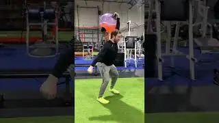 Dr. Seedman on 90 Degree Eccentric Isometrics Overhead Squat Single Arm with Tidal Tank Sphere