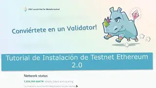 Tutorial de Instalaci&oacute;n de Testnet Ethereum 2.0 para Staking (Ubuntu  - Medalla - Prysm) Espa&ntilde;ol