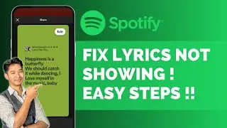 FIX- Spotify Lyrics Not Showing! [Not Working]