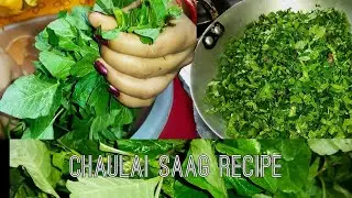 चौलाई का साग बनाने का परफेक्ट तरीका/chalai ka saag banane ka perfect tarika /chalai ka saag recipe