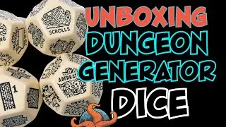 Unboxing Dungeon Generator Dice #DungeonGenerator #DnD #FunkyDice