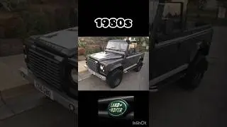 #evolution of #landrover (1970-2023) #shorts #rangerover #1980s #2023