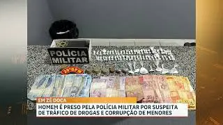 Homem é preso em Zé Doca por tráfico de drogas e corrupção de menores