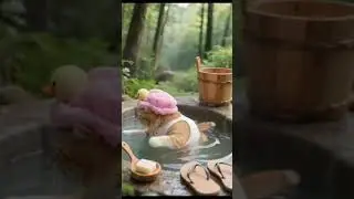 Adorable Kitten Soaks in a Steamy Hot Spring &ndash; Too Cute to Handle!