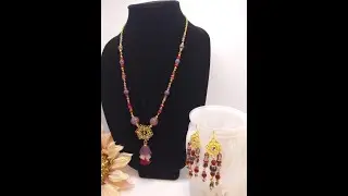 Necklace And Earrings Tutorial Using Bargain Bead Box Nov 2020 Products!!!
