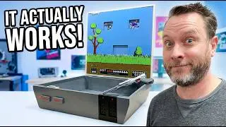 This GIANT NES Actually Works… and It’s Made of Wood!