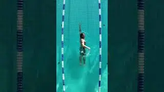 Smooth freestyle swimming from above #swimming