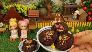 Miniature Dark Fantasy & Dairy Milk Chocolate Pancake | Mini Food Cooking | Tiny Dessert
