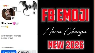 FACEBOOK EMOJI ID NEW UPDATE 2026 | FACEBOOK EMOJI NAME CHANGE | Tricker Babu ❤️🌸