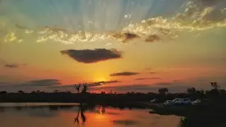 Sunset dam