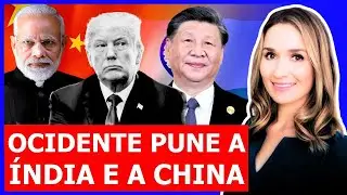 EUA e UE v&atilde;o taxar China e &Iacute;ndia em 100% para pressionar a R&uacute;ssia